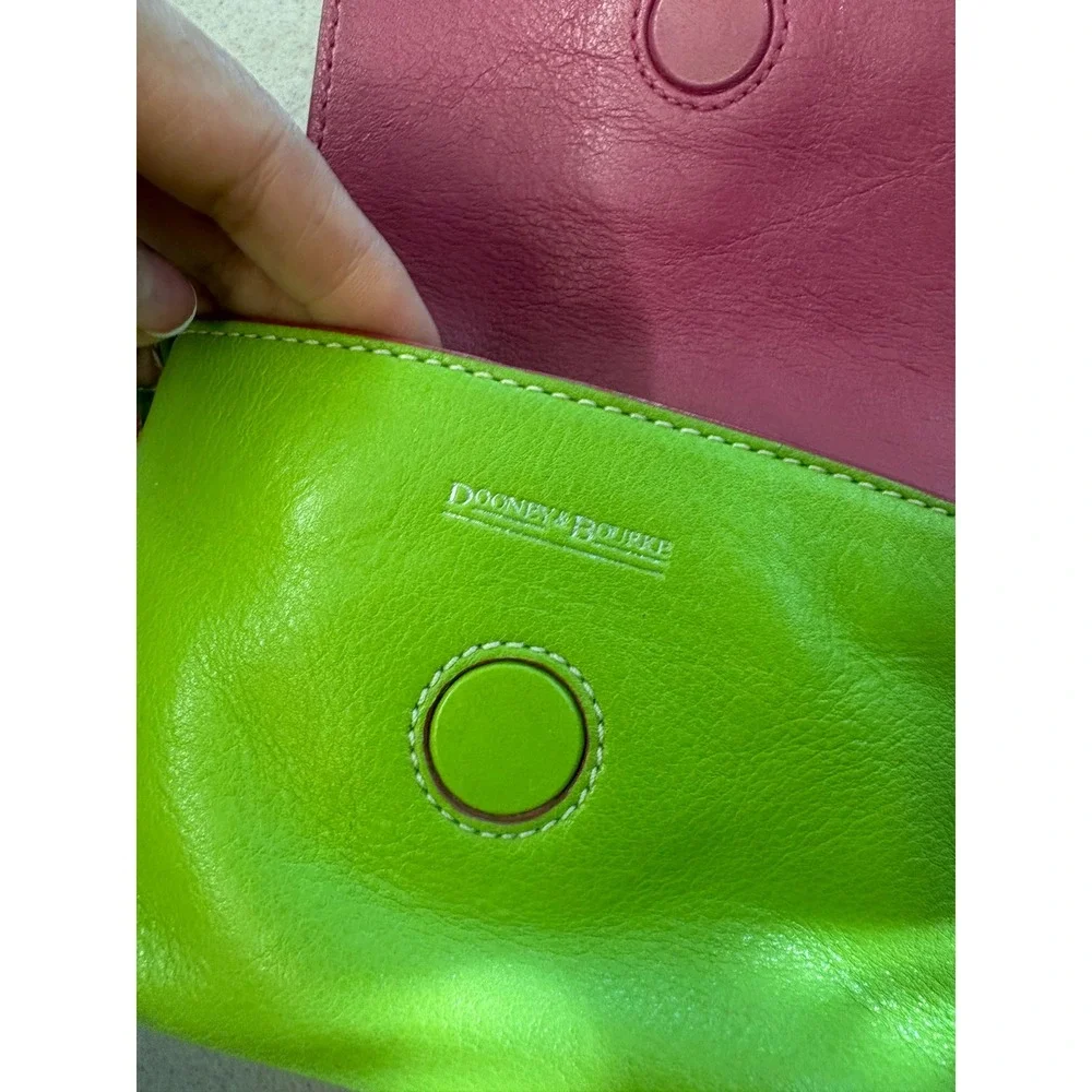 Dooney & Bourke Lime Heart Buckle‎ Mini Shoulder Bag Y2K
